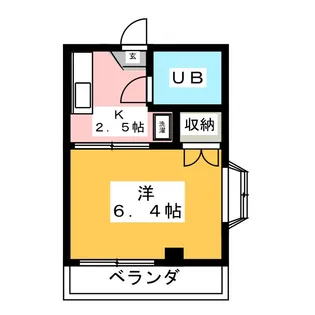 コーポ三鈴【2階】の間取り