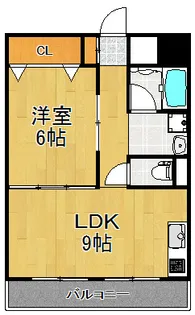 神奈川県横浜市鶴見区東寺尾北台【マンション】の間取り