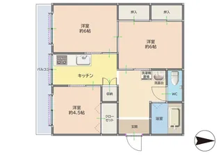 グリーンガーデン【2階】の間取り
