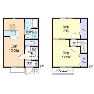 クレールビレッジの間取り