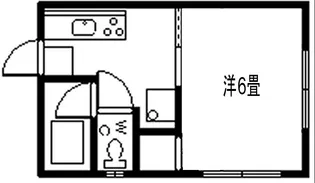 コーポセゾン【2階】の間取り