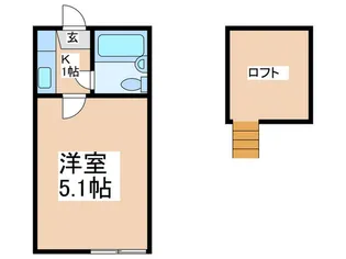 プラザドゥファーゴA【1階】の間取り