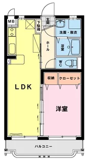 ユーミー由地II【2階】の間取り