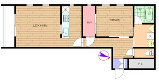 アップルクラウン【2階】の間取り