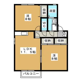 トミユウ・ボラタ A【1階】の間取り