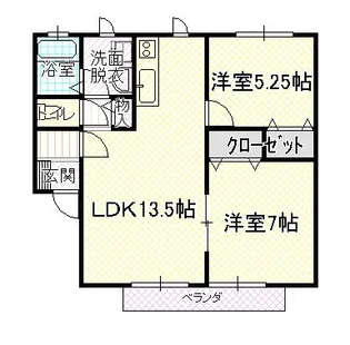 秀【2階】の間取り