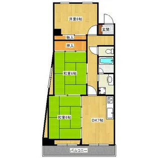 広島県広島市佐伯区五日市4【マンション】の間取り