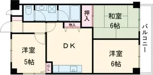 メモリー鳥栖【5階】の間取り