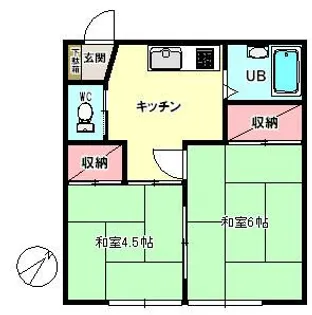 コーポ松山【2階】の間取り