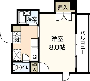 パルコーポ新宮【2階】の間取り