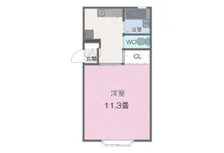 ミューズイン平尾【2階】の間取り