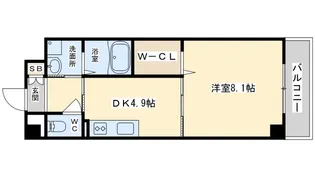 パールハイツ【1階】の間取り