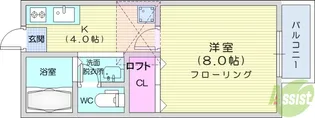 カーザ セレーナ【1階】の間取り