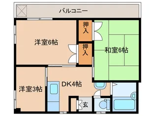 上園ビル【3階】の間取り