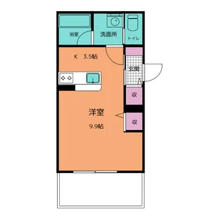 M・レジデンス一番町【1階】の間取り