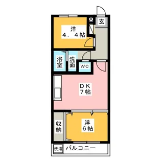 エスポワール島田【4階】の間取り