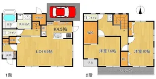 東京都日野市新町1【一戸建】の間取り