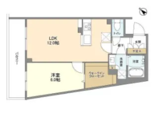 ウェルスクエア中目黒II【1階】の間取り