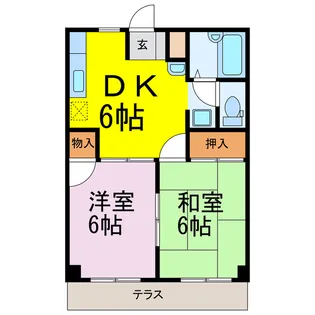 グレースレジデンス古河【1階】の間取り