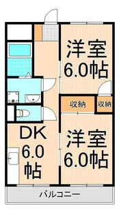 ニューサカエコーポ【1階】の間取り