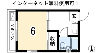 コーポフタバ【3階】の間取り