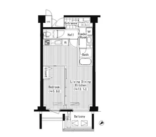 PRIME URBAN 東中野 COURT【3階】の間取り
