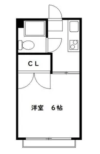 林コーポ【1階】の間取り