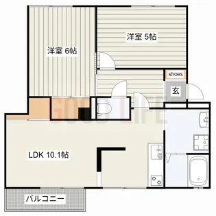 兵庫県高砂市曽根町【アパート】の間取り