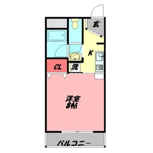 ロイヤルコンフォート【4階】の間取り