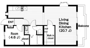 シャルマンクレール2番館【3階】の間取り
