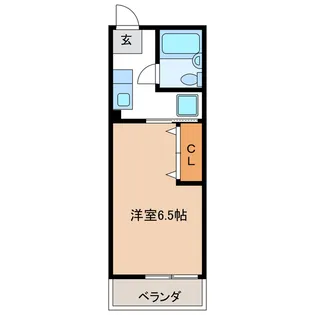 岐阜県岐阜市茜部大野2【アパート】の間取り
