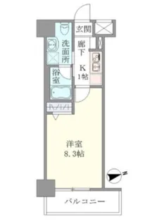 Cours【10階】の間取り
