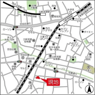 東京都世田谷区上馬1【マンション】の外観