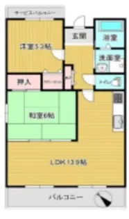 ガランテ アベニダ【7階】の間取り