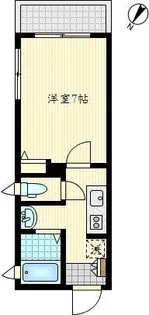 神奈川県川崎市川崎区南町【マンション】の間取り