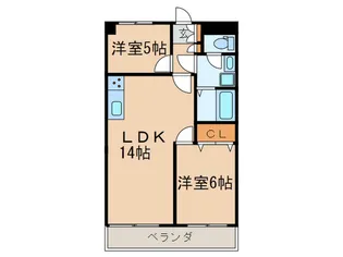 フォレストヒルズ成城【1階】の間取り