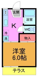 コーポジュネス【2階】の間取り