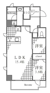 東京都台東区東浅草2【マンション】の間取り