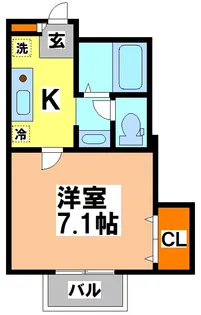 デザインコート久我山【1階】の間取り