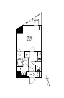 サングラータ広尾【3階】の間取り