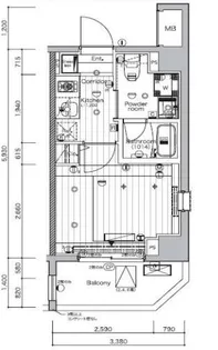 東京都豊島区高田2【マンション】の間取り