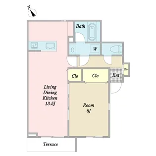 フルーヴ30【1階】の間取り