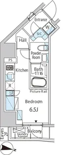 東京都港区港南2【マンション】の間取り