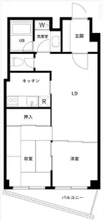 東京都目黒区碑文谷6【マンション】の間取り