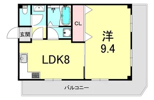 ホワイトヒル【4階】の間取り