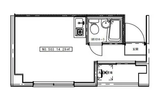 吉川ビル【5階】の間取り