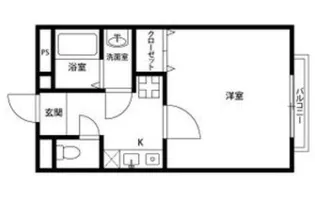 1Kの間取り画像