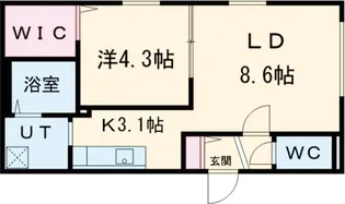 Elm GardenV【4階】の間取り