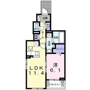 アライブ【1階】の間取り