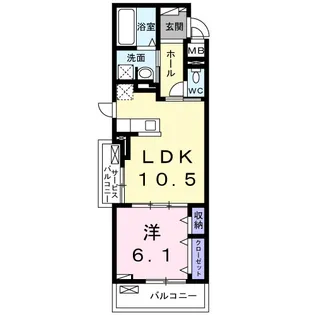エクセレンス ジーニアス【3階】の間取り
